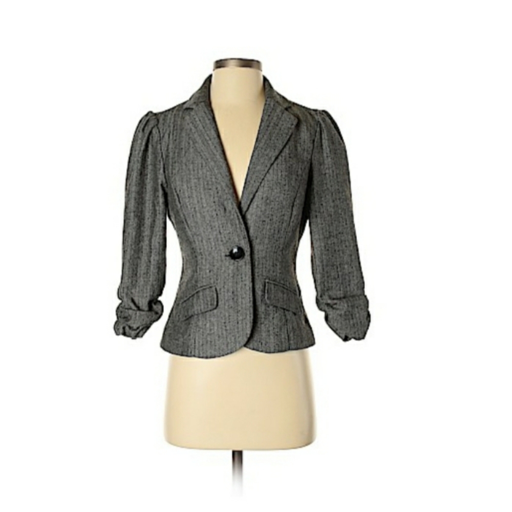 Stooshy Juniors Ruched Blazer